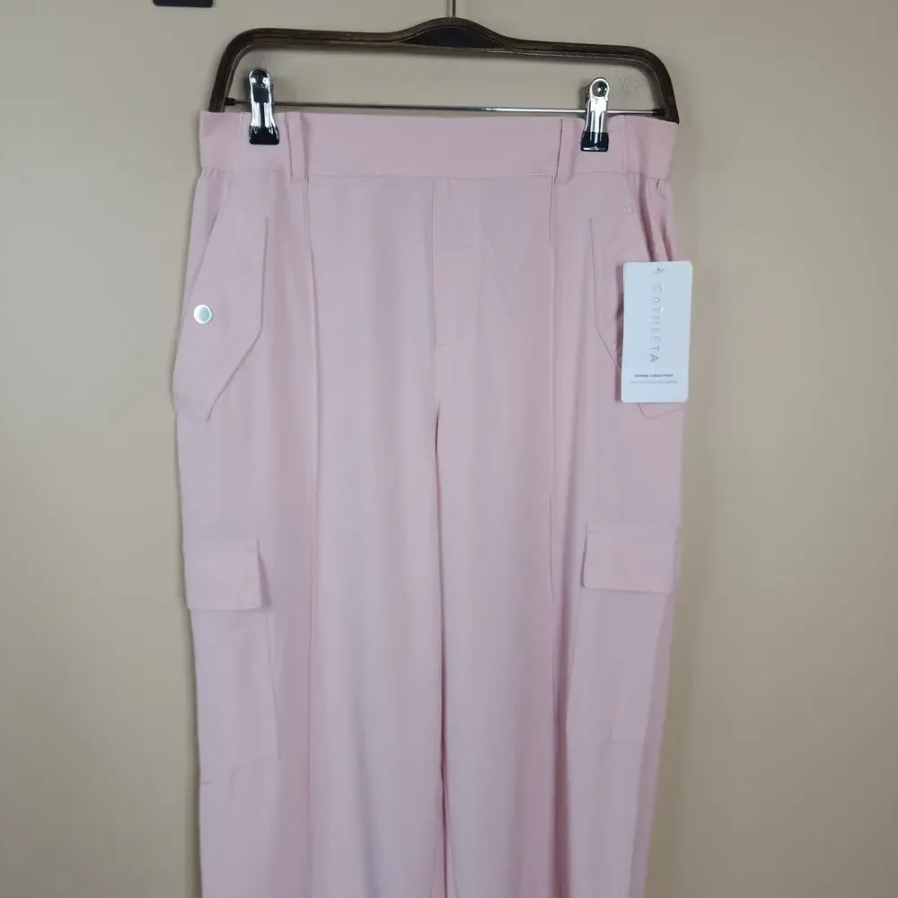 Athleta Vienna Cargo Pants in Pink Size 14 - Picture 2 of 10